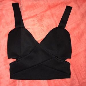 Black Tank Top/Crop Top 🖤